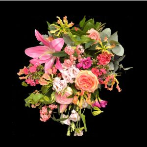 Rouwboeket Roze